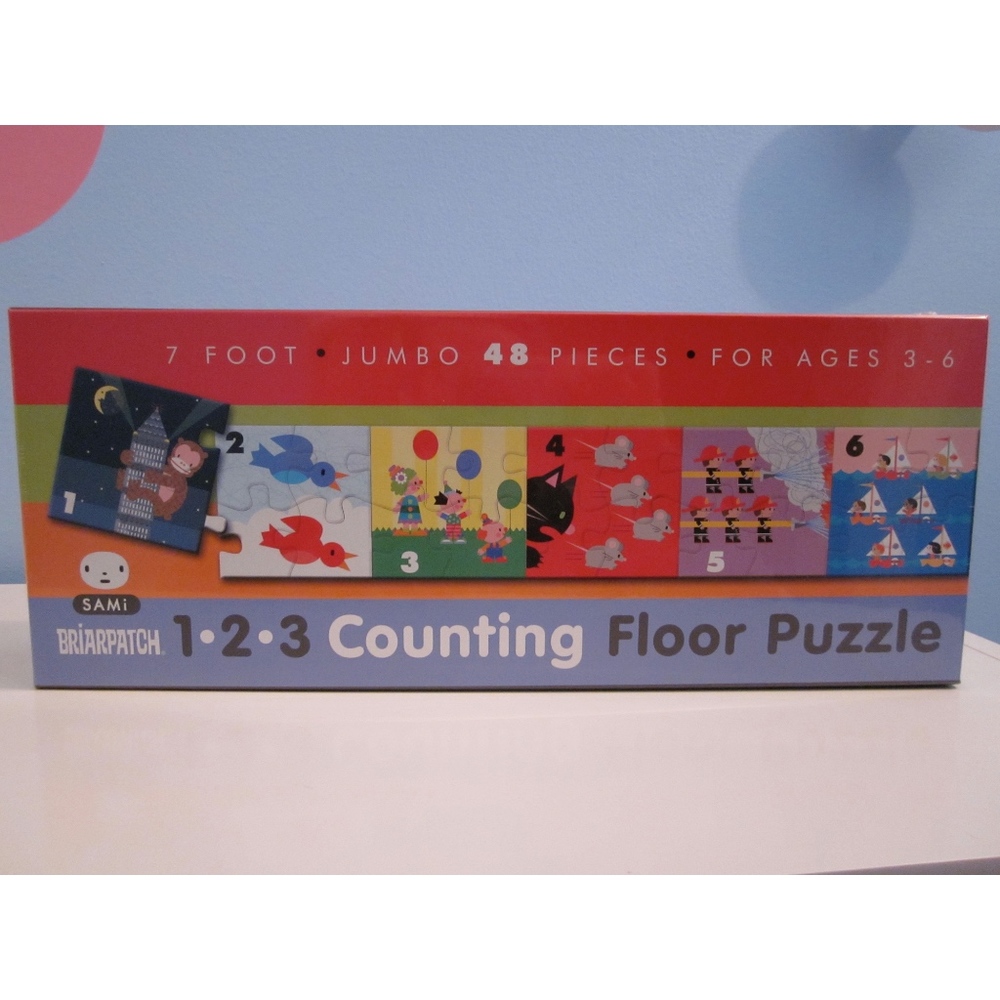 7' Sami Briarpatch 1-2-3 Counting Floor Puzzle NIB